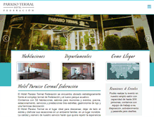 Tablet Screenshot of hotelparaisotermal.com.ar